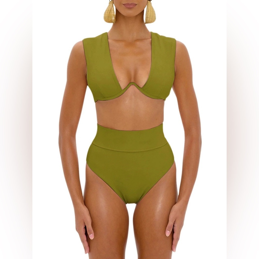 Andrea Iyamah Olive Bikini